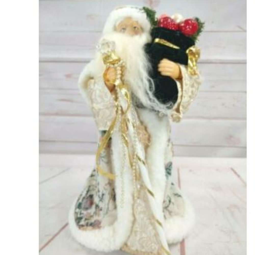 Vintage Father Christmas Tree Topper/Decor